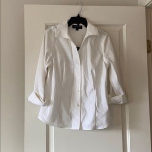 jones new york white shirt